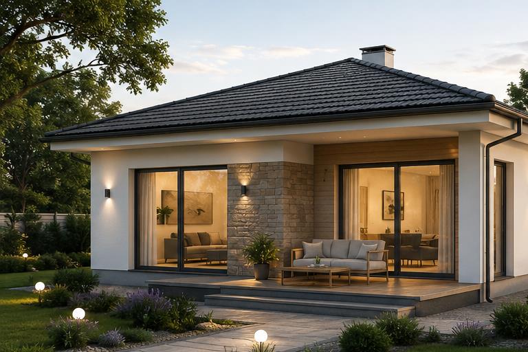 Casă parter modernă — exterior, Centrul Rezidențial Sf. Mihail